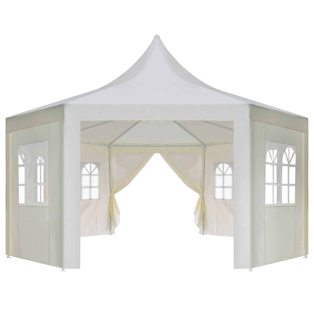 Gazebo fabric White 448 x 320 cm Polyester