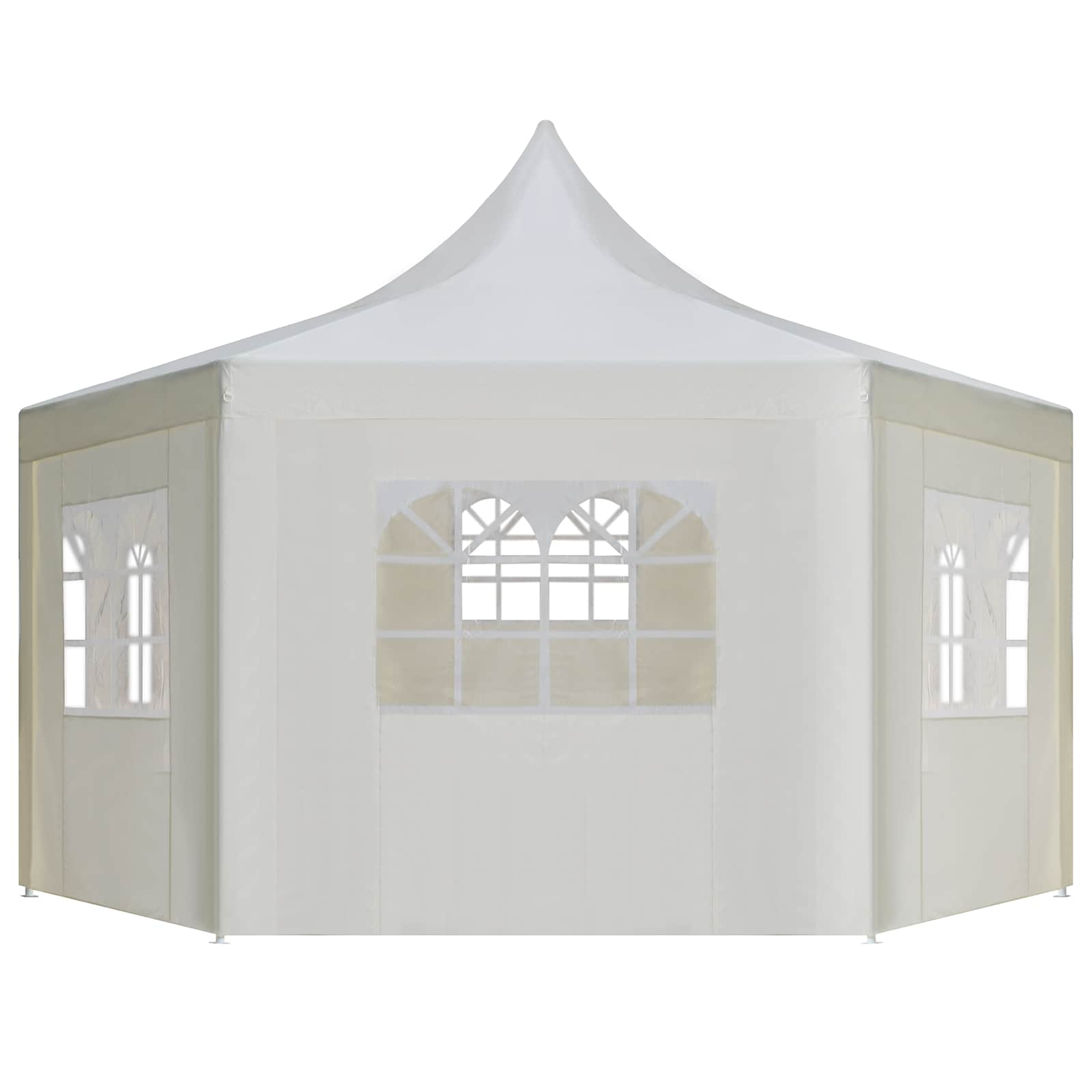 Gazebo fabric White 448 x 320 cm Polyester
