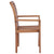 Stacking Dining Chairs 4 pcs Solid Teak