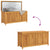Garden Storage Box 120x50x58 cm Solid Teak Wood