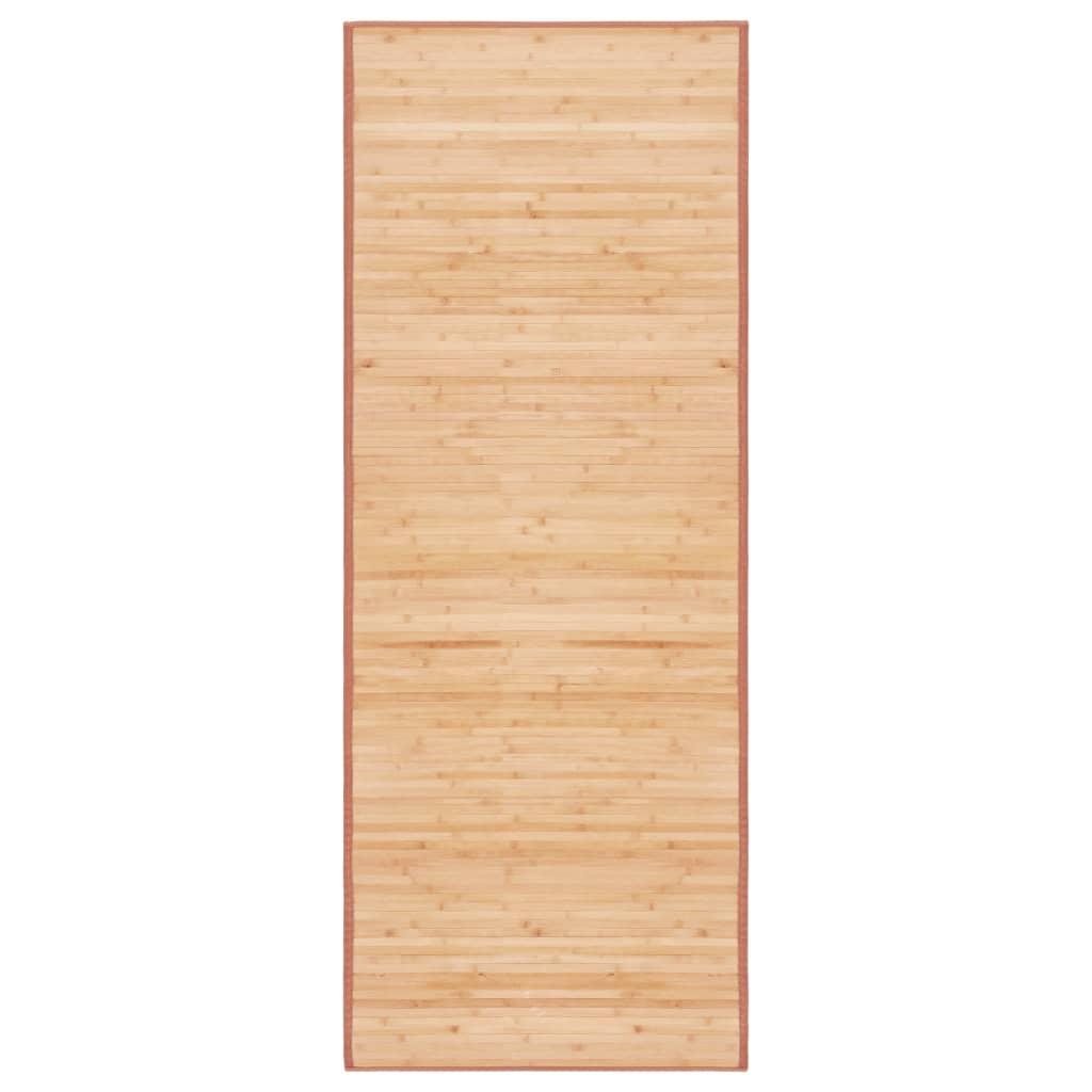 Rug Bamboo 80x200 cm Brown