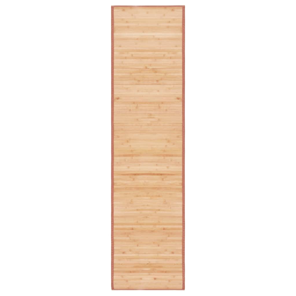 Rug Bamboo 80x300 cm Brown