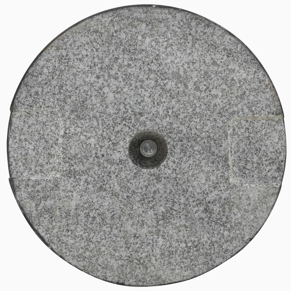 Parasol Base Granite 20 kg Round Black