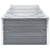 Garden Raised Bed Galvanised Steel 320x80x45 cm Grey