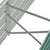 Garden Raised Bed Galvanised Steel 160x40x45 cm Green