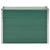 Garden Raised Bed Galvanised Steel 100x40x77 cm Green