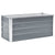 Garden Raised Bed Galvanised Steel 100x40x45 cm Grey