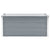 Garden Raised Bed Galvanised Steel 100x40x45 cm Grey