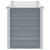Garden Raised Bed Galvanised Steel 100x40x45 cm Grey