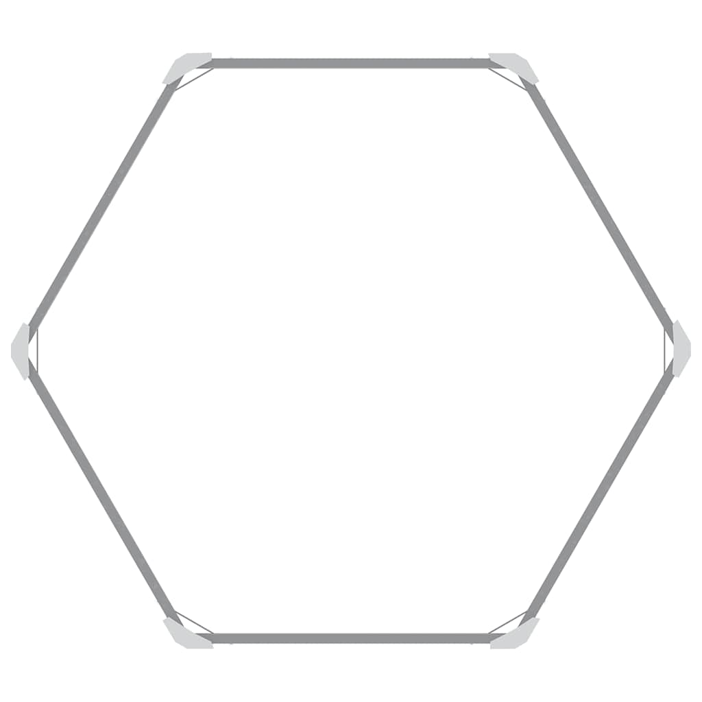 Garden Raised Bed Galvanised Steel 129x129x77 cm Grey