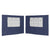 Party Tent Sidewall 2 pcs with Window PE Blue