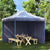 Party Tent Sidewall 2 pcs with Zipper PE Blue