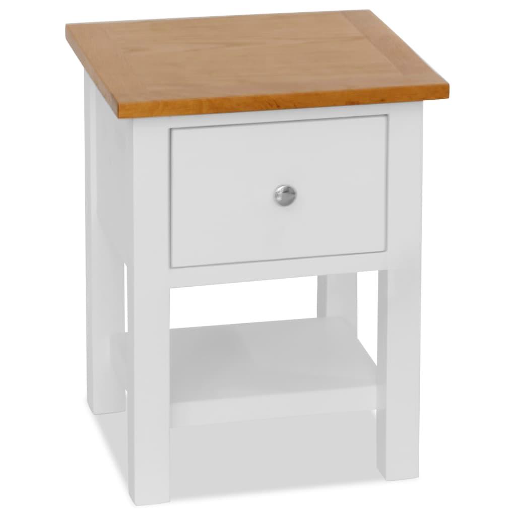 Nightstand 36x30x47 cm Solid Oak Wood