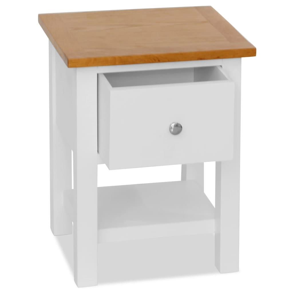 Nightstand 36x30x47 cm Solid Oak Wood