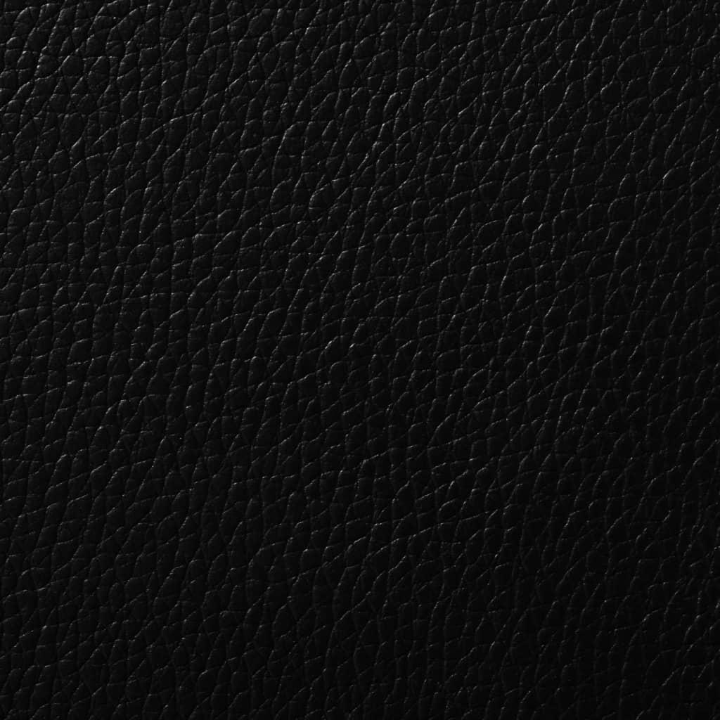 Dining Chairs 6 pcs Black Faux Leather