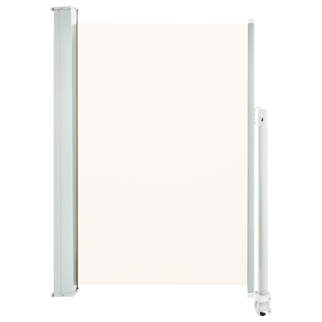 Patio Retractable Side Awning 120 x 300 cm Cream