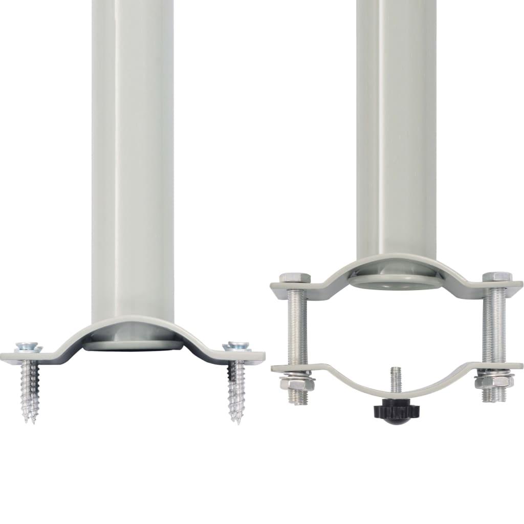 Patio Retractable Side Awning 120 x 300 cm Cream
