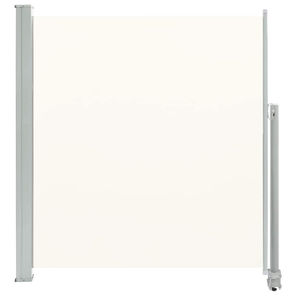 Patio Retractable Side Awning 140 x 300 cm Cream