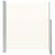 Patio Retractable Side Awning 140 x 300 cm Cream