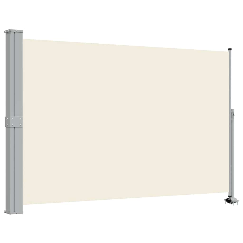 Patio Retractable Side Awning 160 x 300 cm Cream