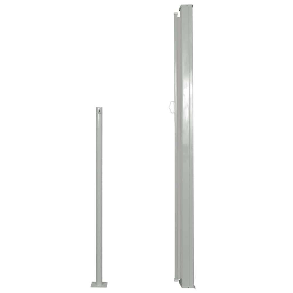 Retractable Side Awning 140 x 300 cm Grey