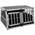 Dog Cage with Double Door 89x69x50 cm