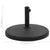 Parasol Base Round Polyresin 19 kg Black