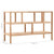 Bathroom Shelf Solid Walnut Wood 100x40x65 cm