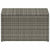 4 Piece Garden Lounge Set with Cushions Poly Rattan Grey