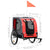 Pet Bike Trailer Red and Black