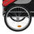 Pet Bike Trailer Red and Black