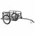 Bike Trailer 130x73x48.5 cm Steel Black