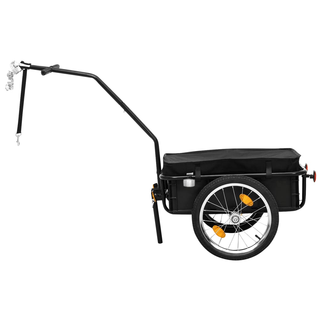 Bike Trailer/Hand Wagon 155x60x83 cm Steel Black