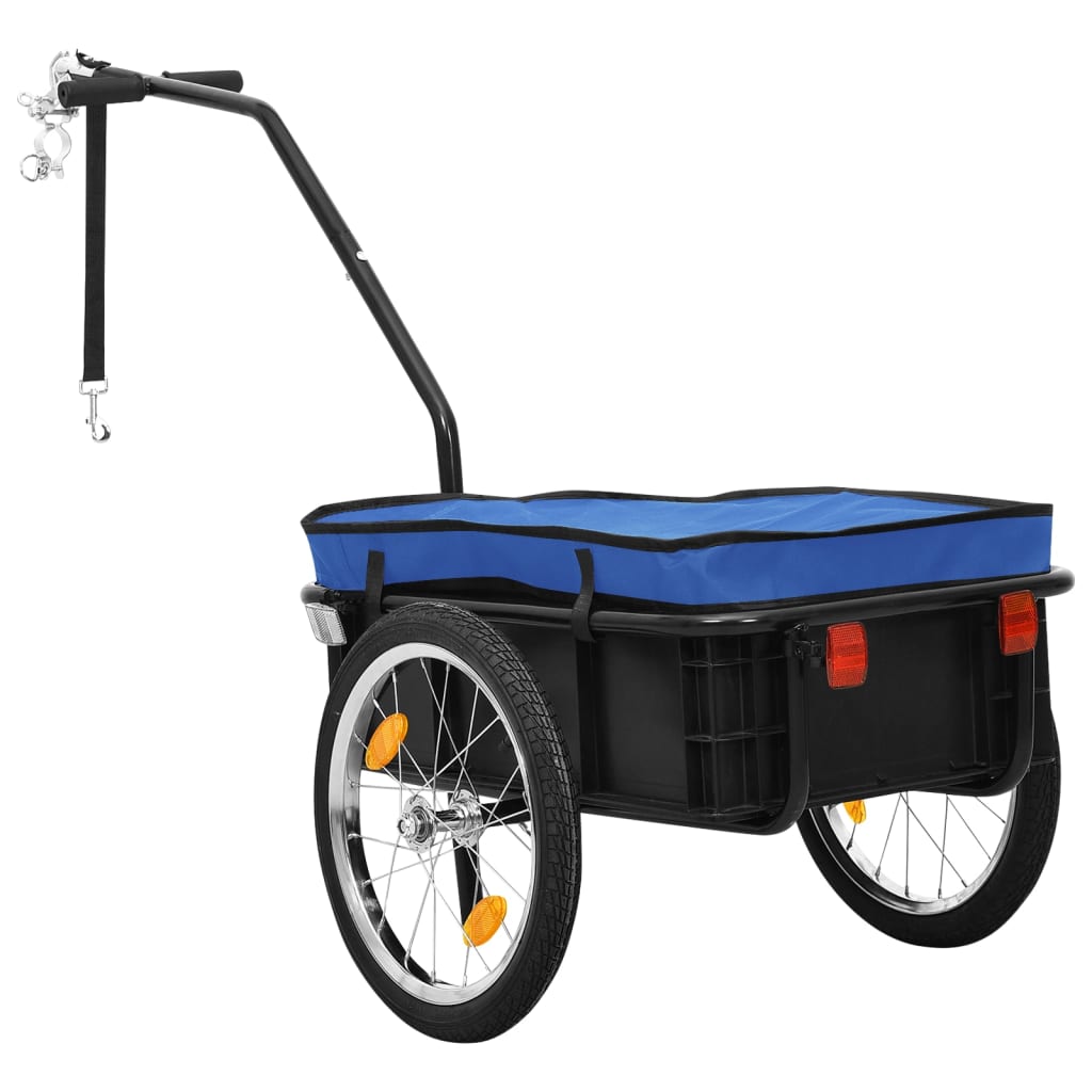 Bike Trailer/Hand Wagon 155x60x83 cm Steel Blue