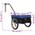 Bike Trailer/Hand Wagon 155x60x83 cm Steel Blue