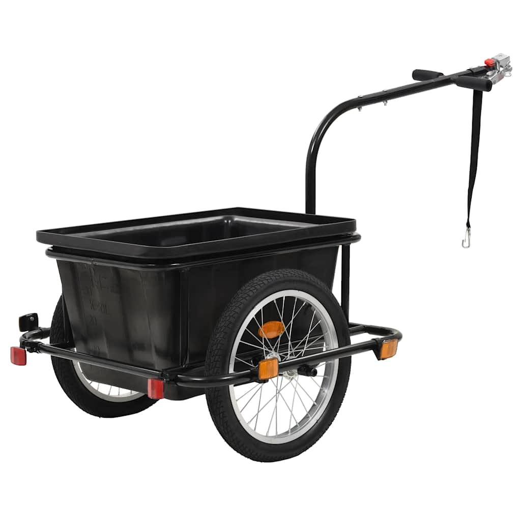 Bike Trailer Black 50 L