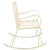 Garden Bench 104 cm Iron Antique White
