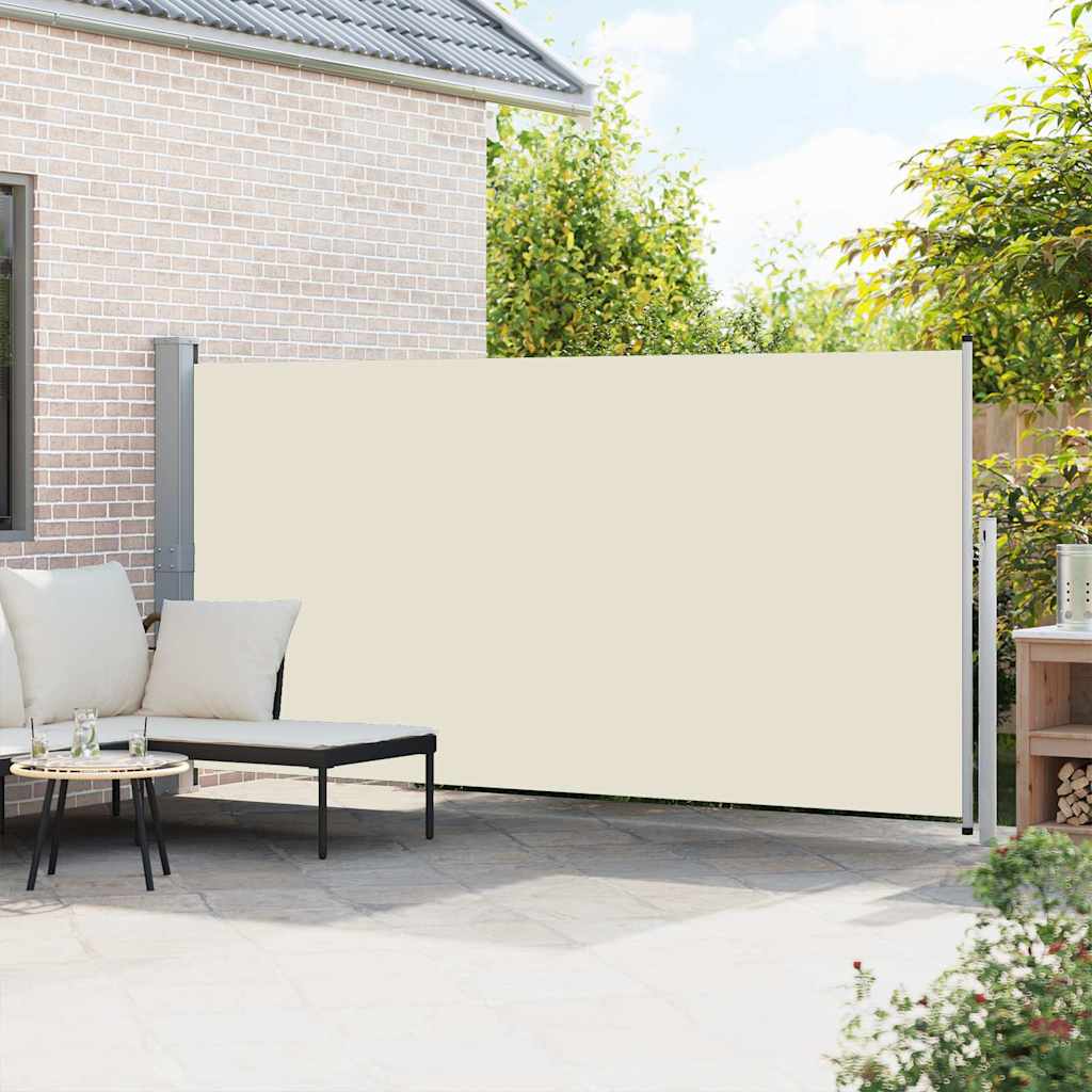 Retractable Side Awning 160 x 500 cm Cream