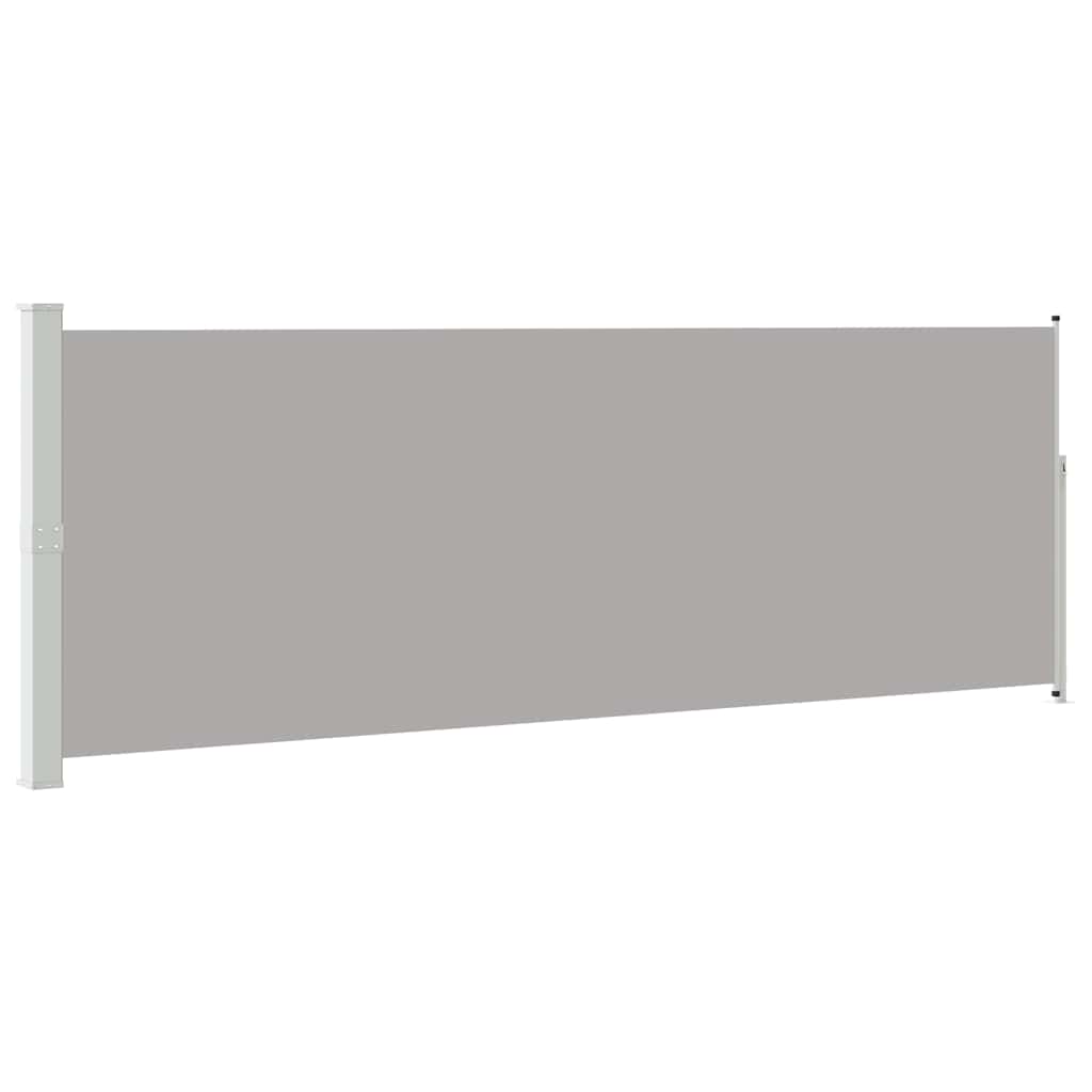 Retractable Side Awning 160 x 500 cm Grey
