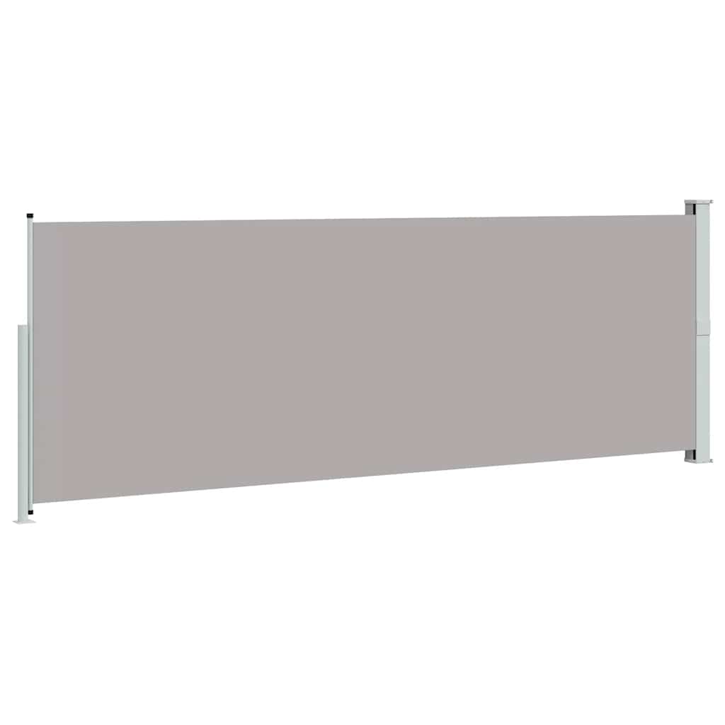 Retractable Side Awning 160 x 500 cm Grey