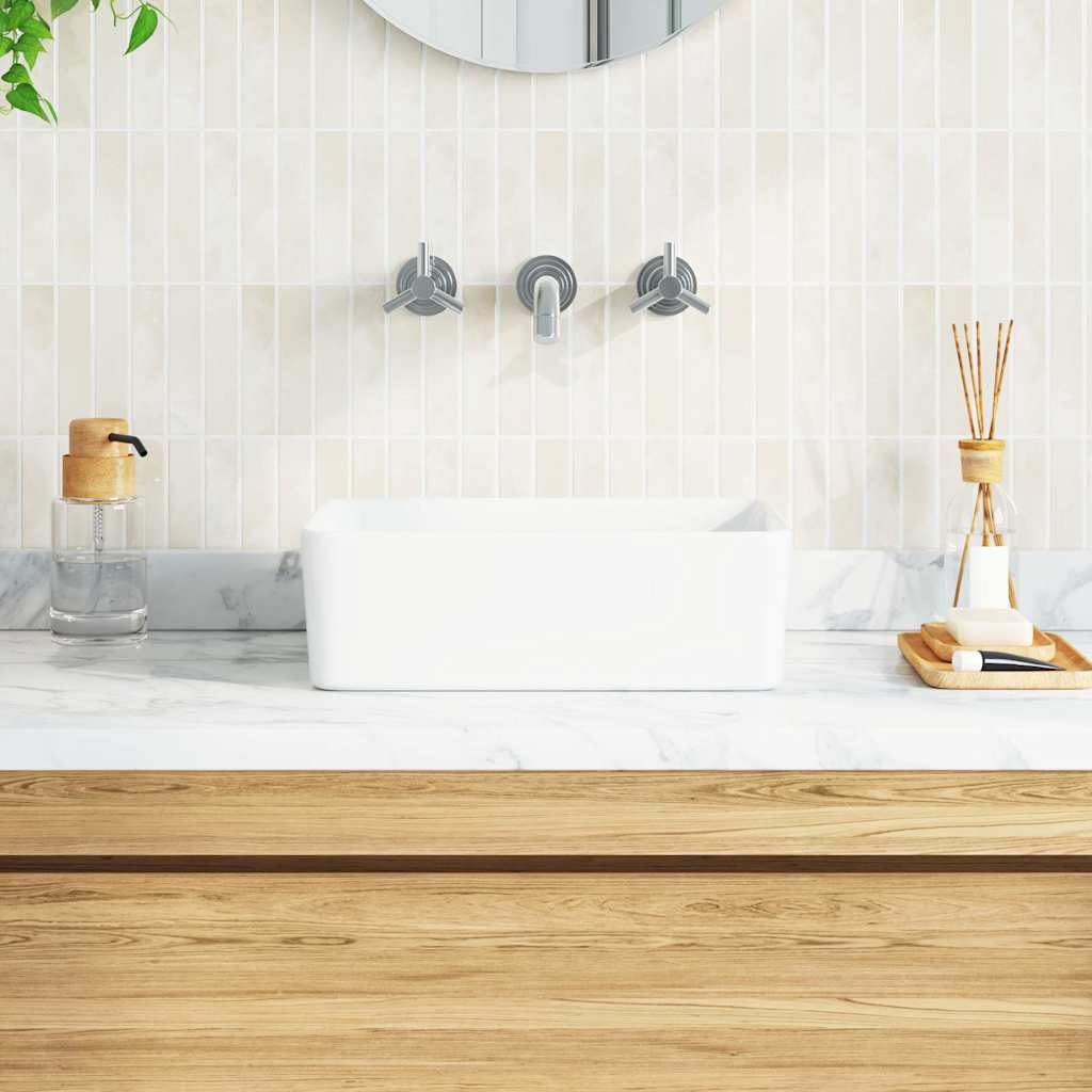 Wash Basin 40x30x13 cm Ceramic White