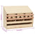 Chicken Laying Nest 3 Compartments 72x33x54 cm Solid Pine Wood