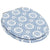 WC Toilet Seat with Soft Close Lid MDF Porcelain Design