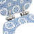 WC Toilet Seat with Soft Close Lid MDF Porcelain Design