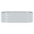 Garden Raised Bed 160x80x44 cm Galvanised Steel Silver