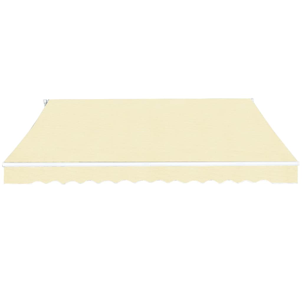 Manual Awning 4 x 3 m Cream 100% Polyester