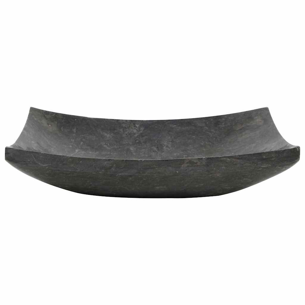 Sink 50x35x12 cm Marble Black