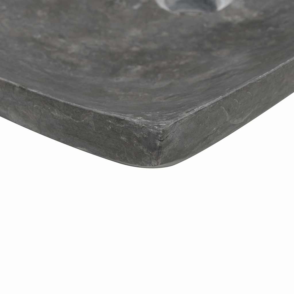 Sink 50x35x12 cm Marble Black