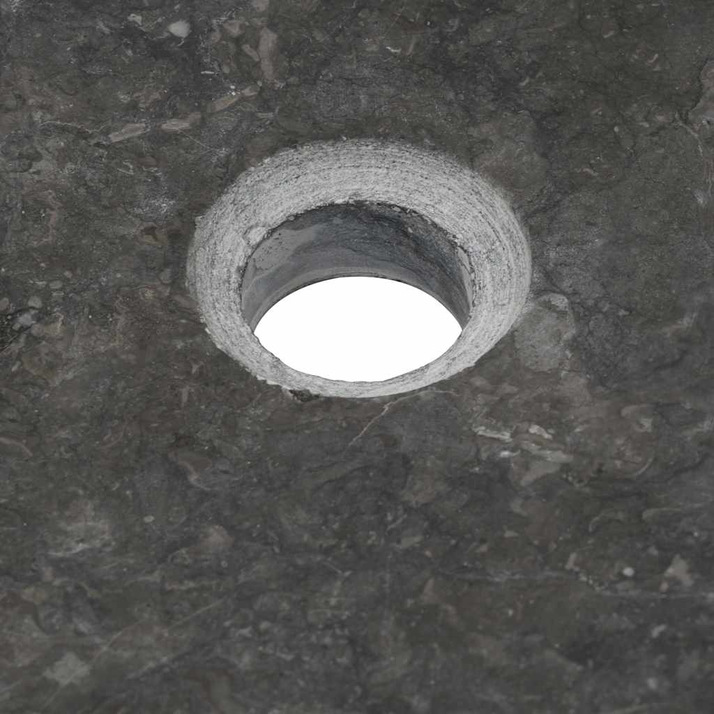 Sink 50x35x12 cm Marble Black