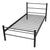 Bed Frame without Mattress Black Metal King Single Size